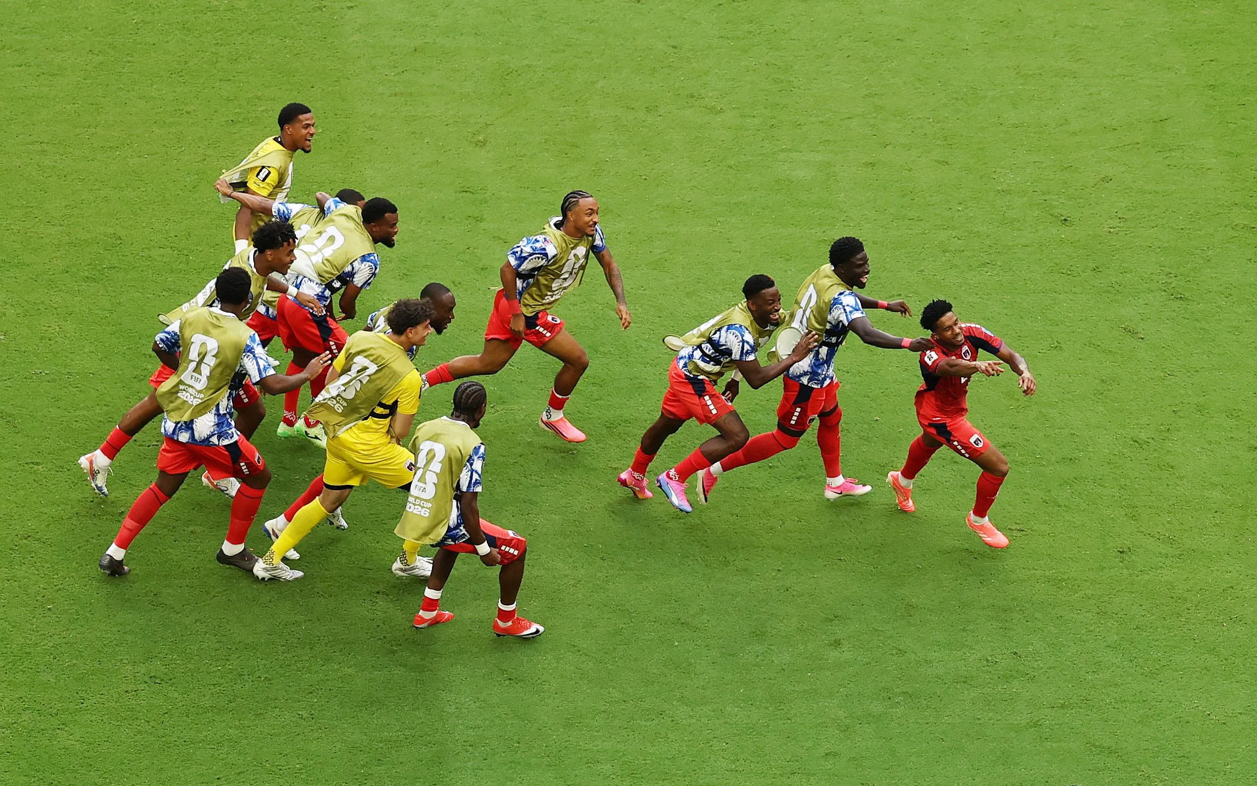 Kevin Pina celebrates after scoring the opener