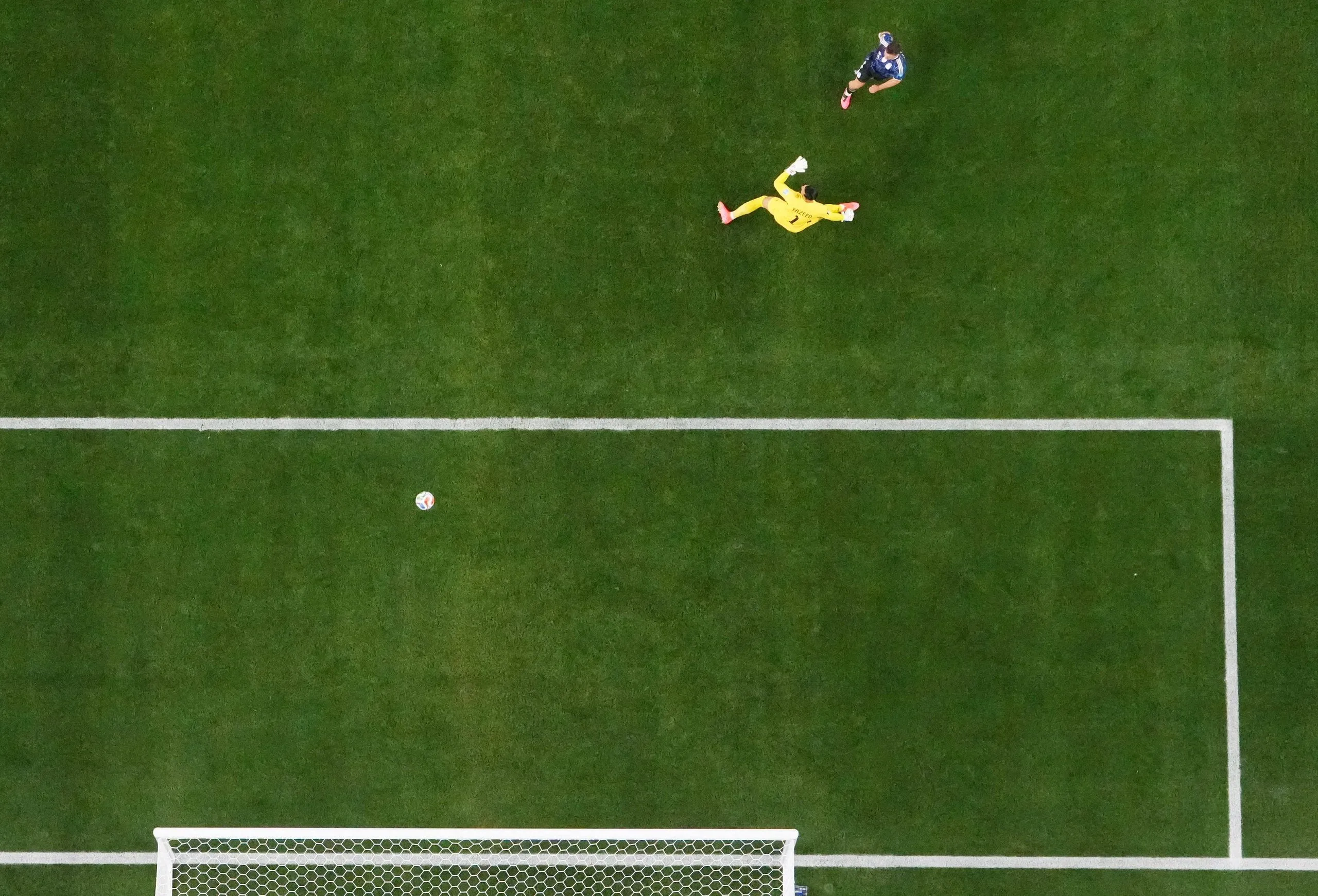 Former Spurs forward Giovani Lo Celso has the ball in the back of the net but is slightly offside in the build up.