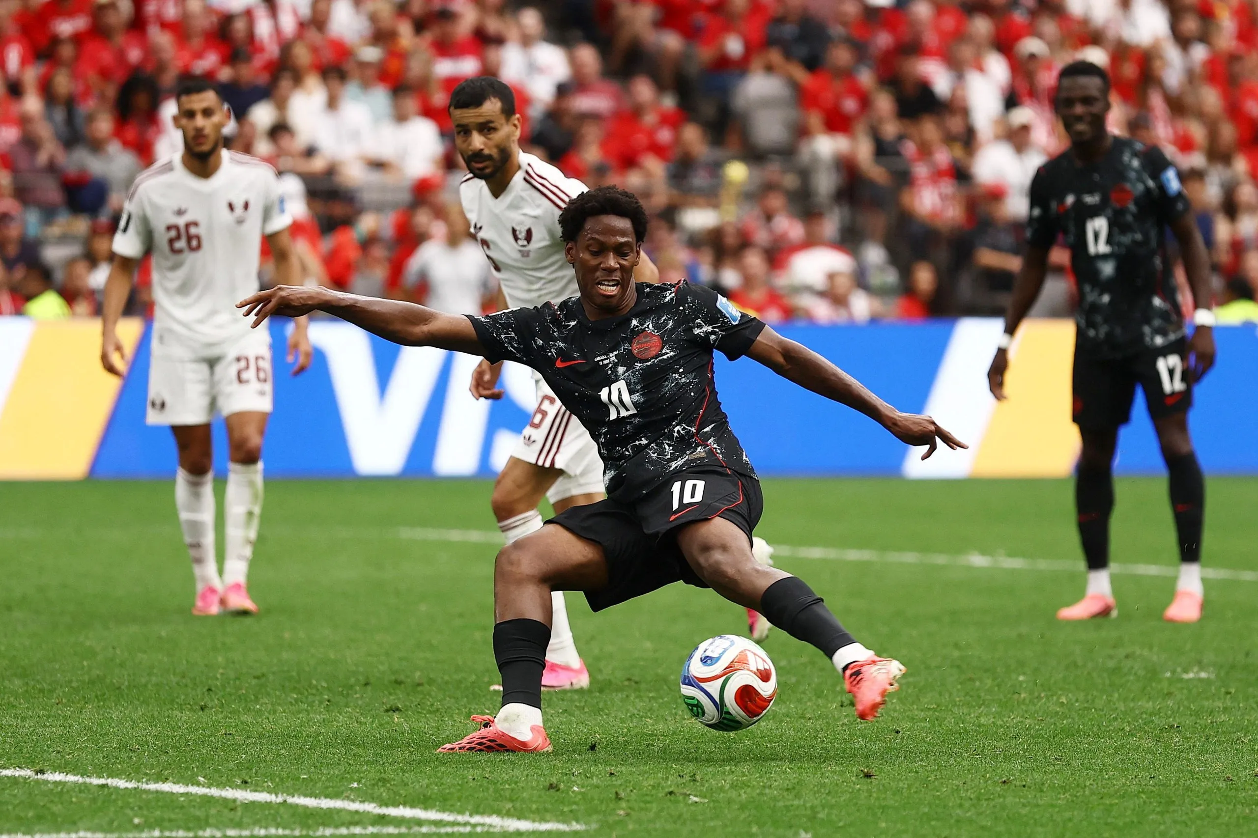 Jonathan David completes his hat-trick.