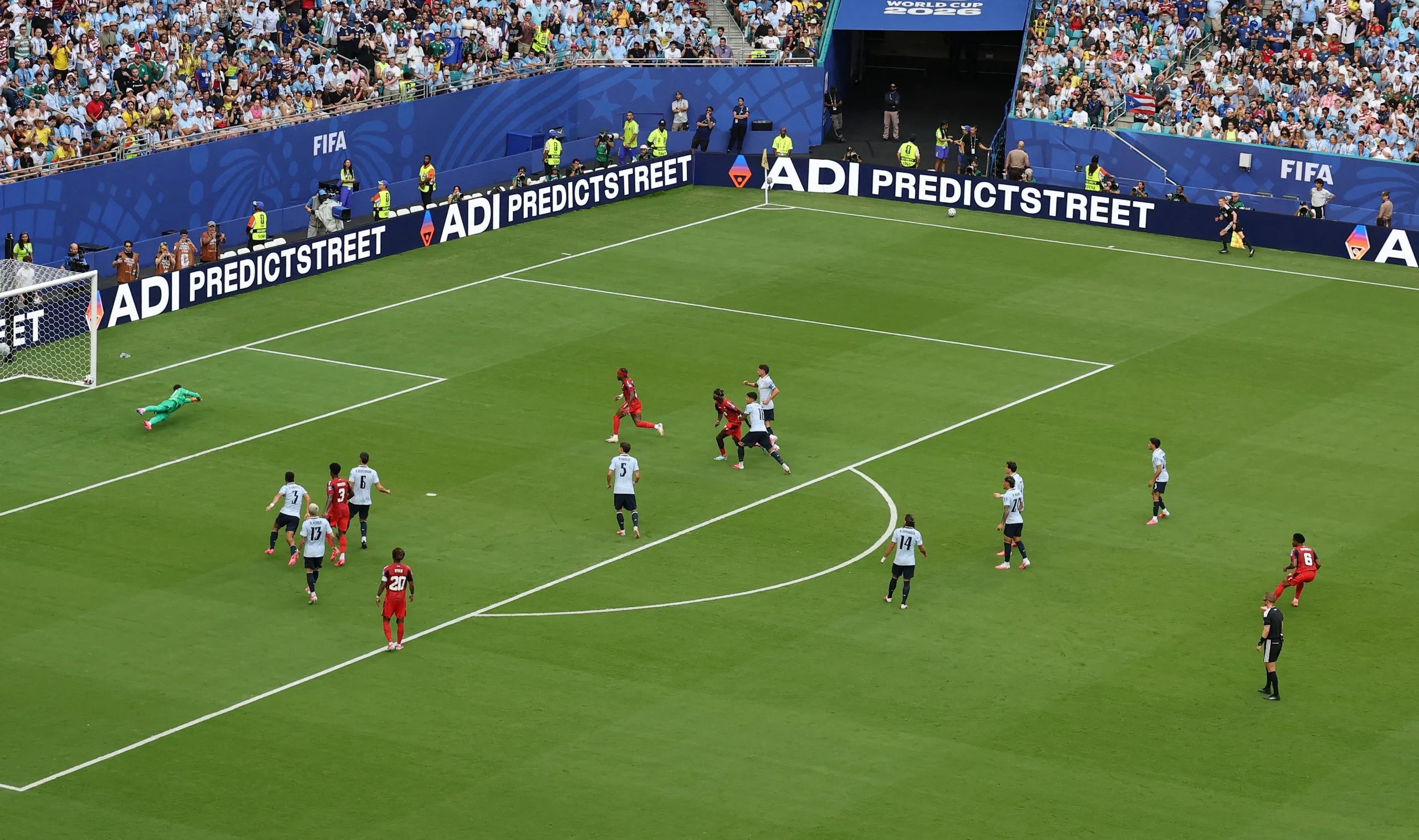 Cape Verde’s Pina drills in the ball from 25 yards