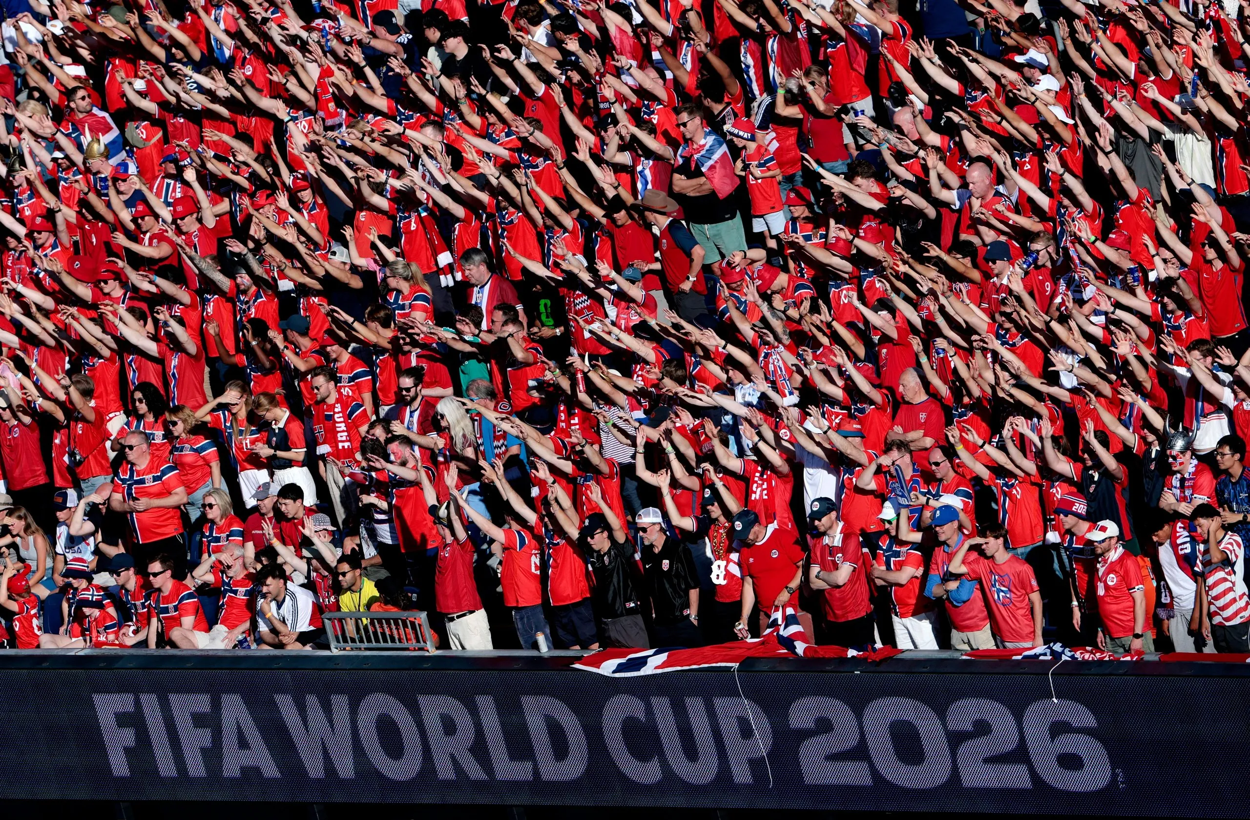 Norway fans in the stands during the match REUTERS/Brian Snyder