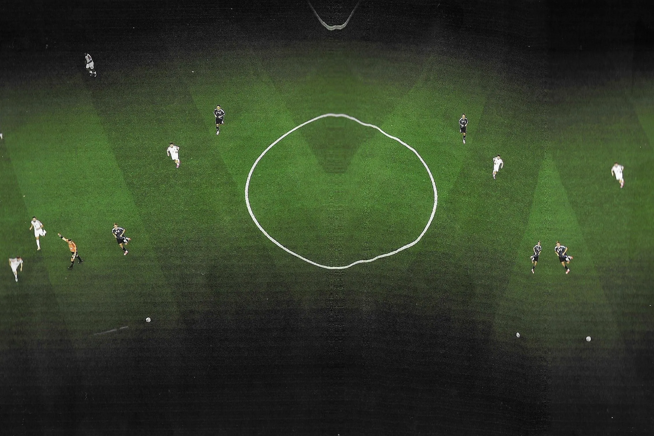 An overview of Jordan v Argentina at Dallas Stadium. Original photograph by Carl Recine.