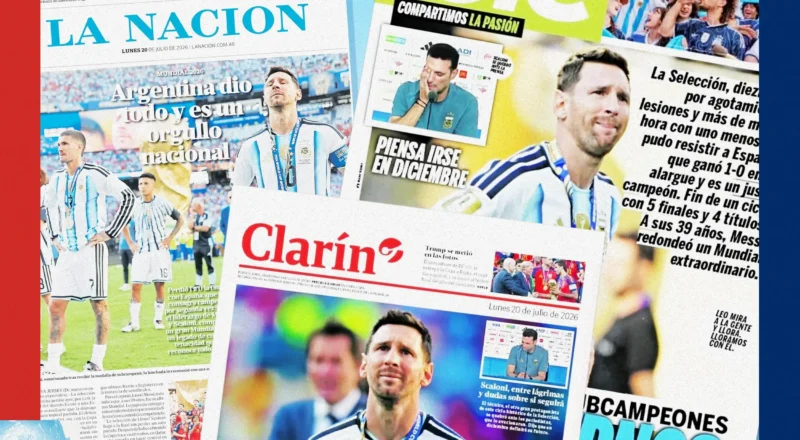‘Beyond reproach’: Argentinian media praises Scaloni’s team despite World Cup final defeat