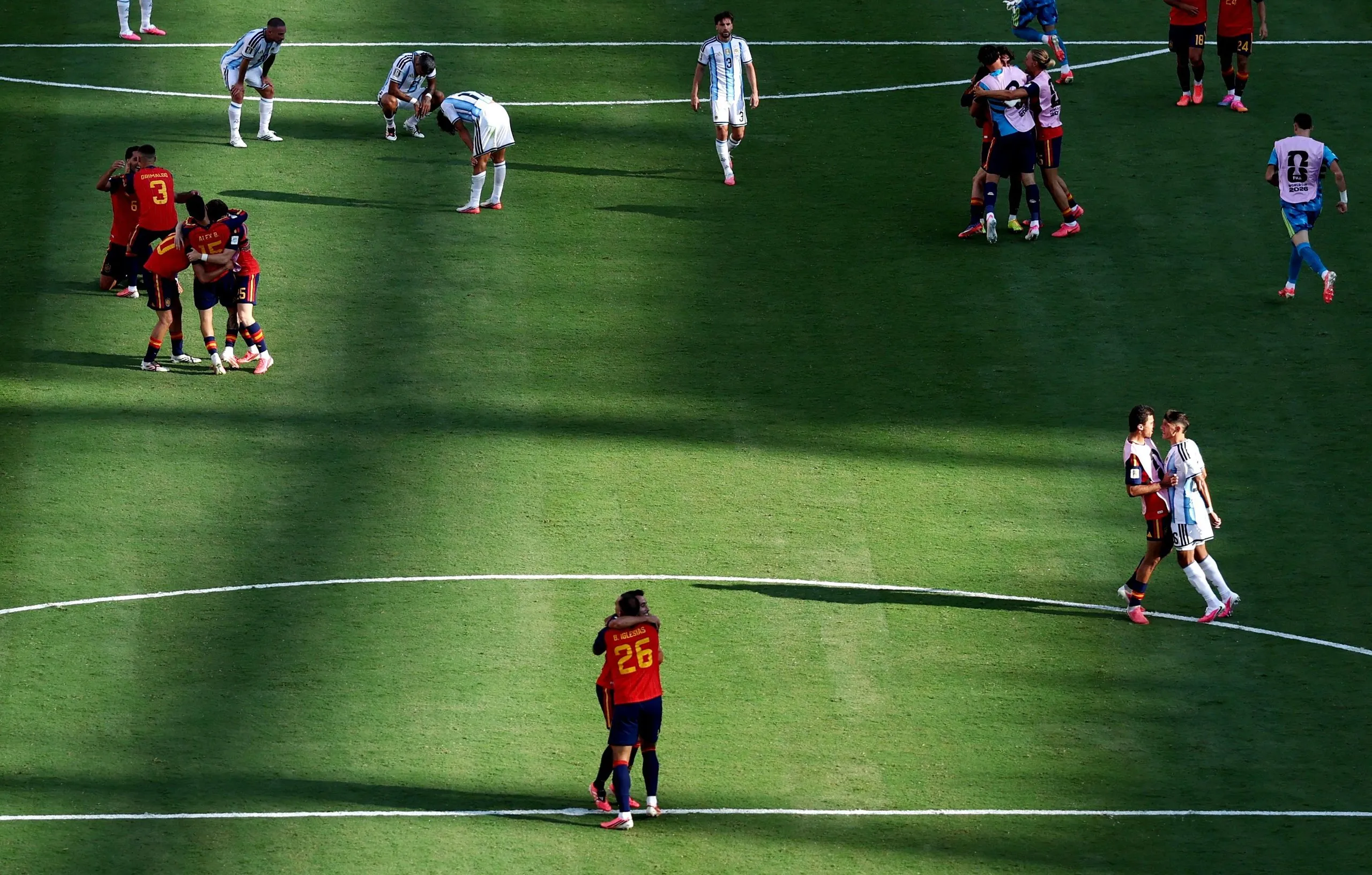 Molina and Rodri square-up following their initial confrontation