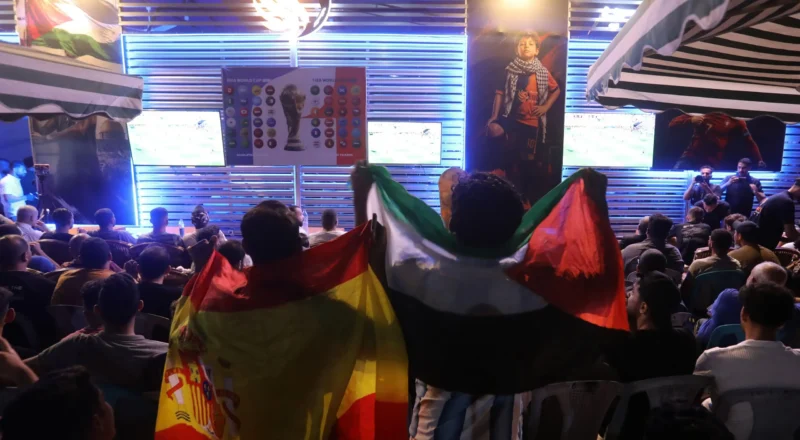 Gaza celebrates World Cup victory of Spanish team they took into their hearts