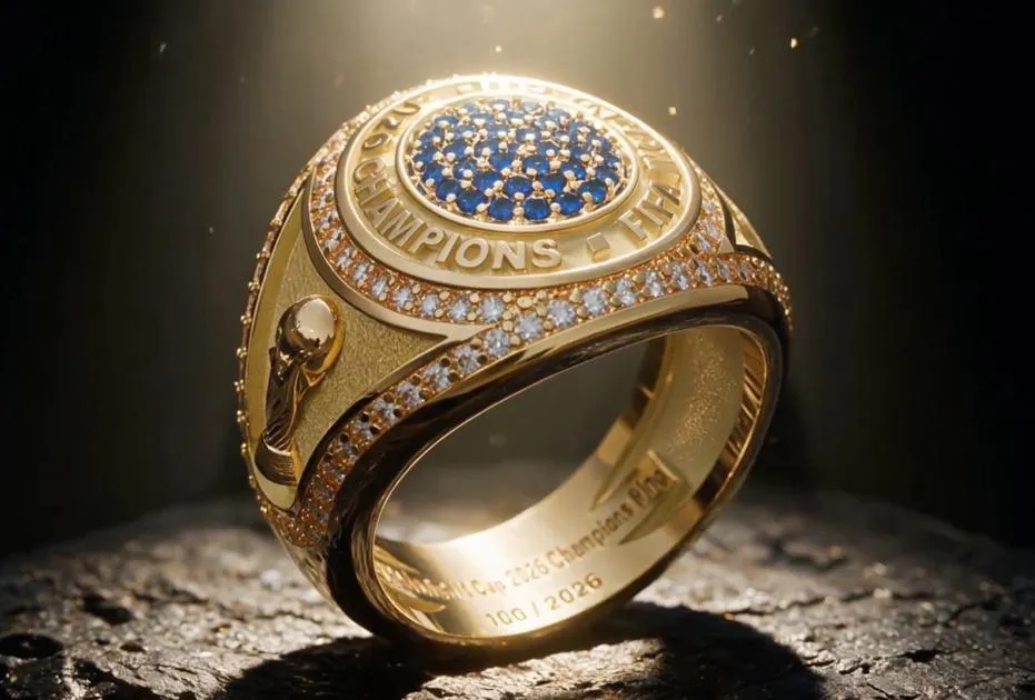 The new World Cup ring for the winners